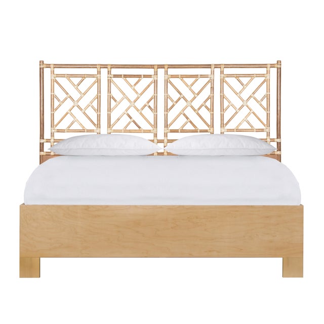 Chippendale Platform Bed California King - Natural For Sale - Image 11 of 11