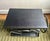 2010s Restoration Hardware Scissor Lift Table Black Steel 14”-42.5” High, 19.5x31” Table Top For Sale - Image 5 of 12