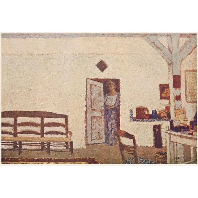 French "Interior" After Jean-Édouard Vuillard, First Edition Parisian Lithograph For Sale - Image 9 of 10
