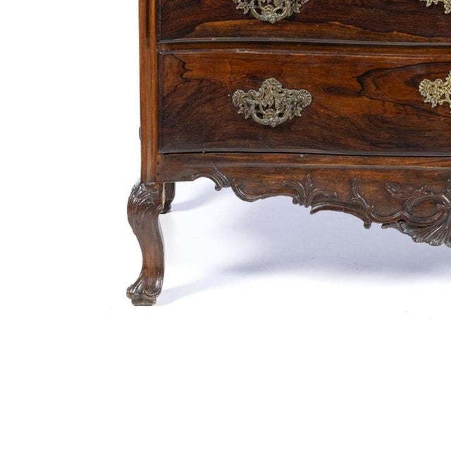 King Joseph Chest of Drawers in Wood, 18th Century For Sale - Image 3 of 6