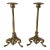 Early 20th Century Pair of French Art Nouveau Bronze Candlesticks by Victor Paillard Paris For Sale