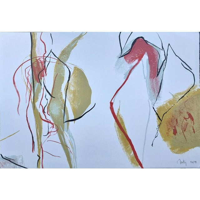 Olivier Marty, Le Canna 3, 2006, Lithograph For Sale - Image 4 of 4