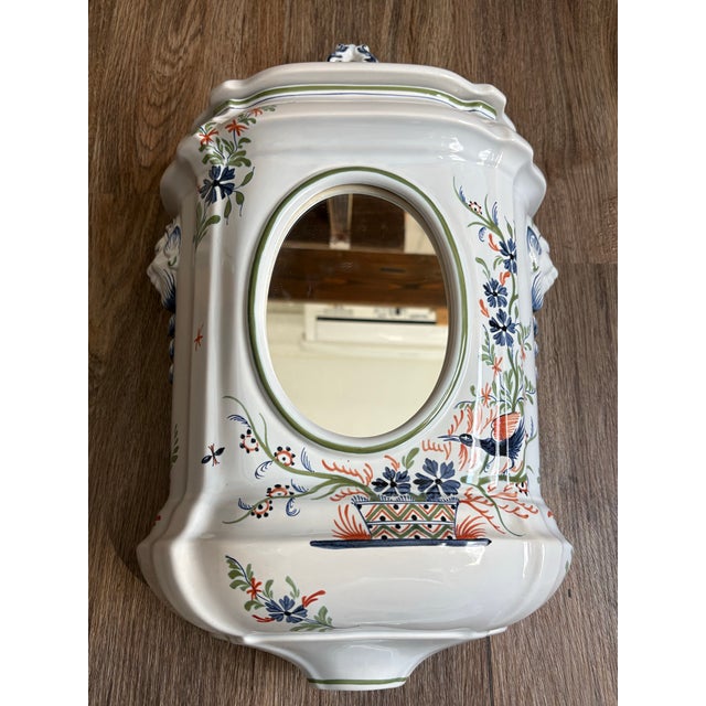 Rare Vintage Kohler Alouette Artist Edition Sink Basin & Cistern K-3035 & K-3036 French Country Farmhouse For Sale - Image 9 of 12