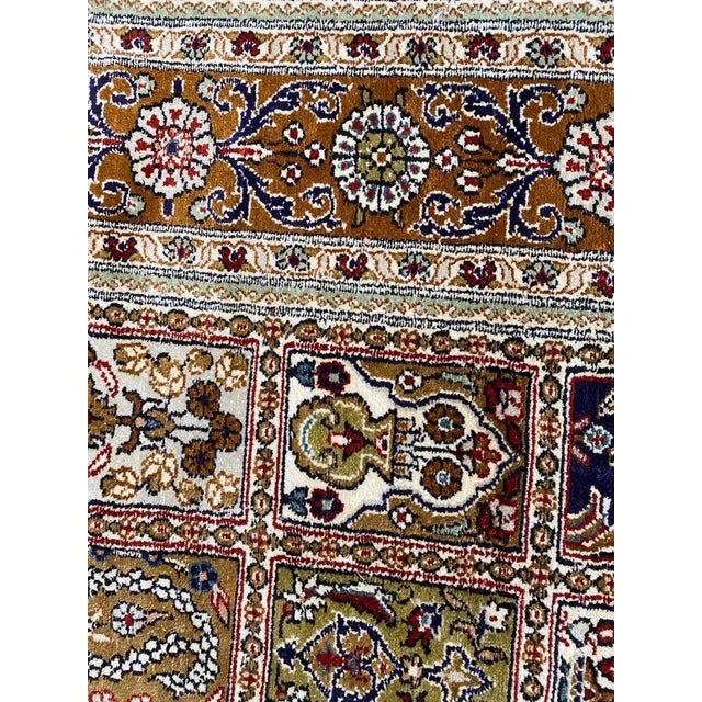 Vintage Fine Silk Hereke Style Rug For Sale - Image 12 of 18