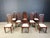 1980s Italian High Back Dining Chairs, 1980s, Set of 8 For Sale - Image 5 of 12