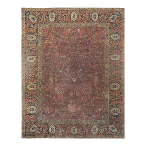 1900 - 1909 Rust Indian Antique Agra