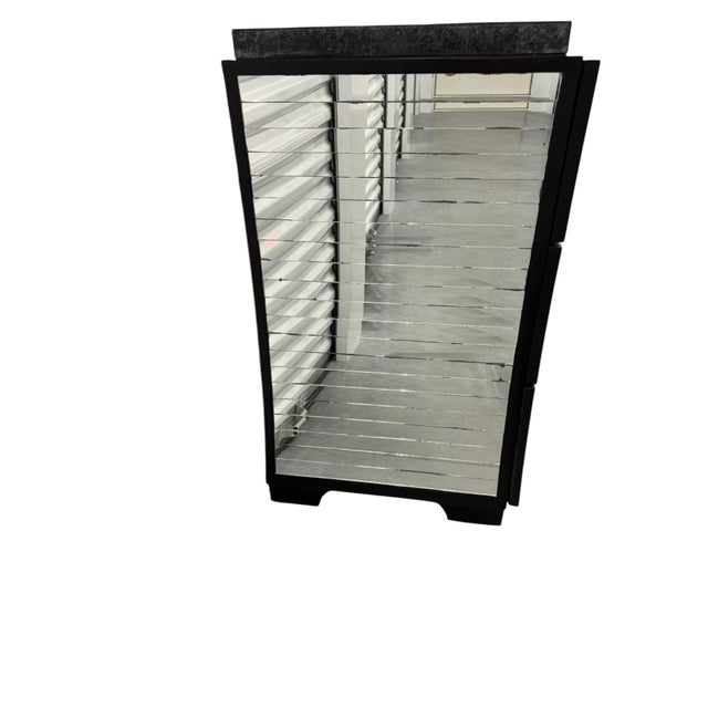 Pair of Randall Tysinger for Ej Victor Three Drawer Mirrored Chest Nightstands For Sale - Image 9 of 18