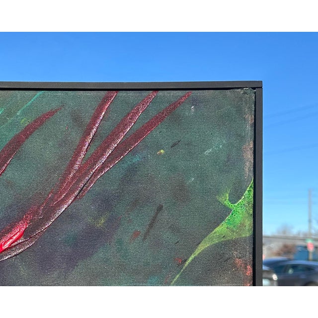 1985 “Flight Over Egypt” Acrylic on Canvas Painting by Robert Berkshire For Sale - Image 4 of 10