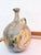 One vase with a handle, dating from the 1970s, signed by Gerhard Liebenthron (GL 73). Ceramic. Good used condition. 26 x...