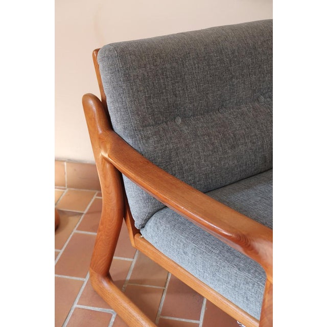 Wood Teak Sledge-Base Lounge Chairs by Komfort, Denmark, 1960s, Set of 2 For Sale - Image 7 of 18