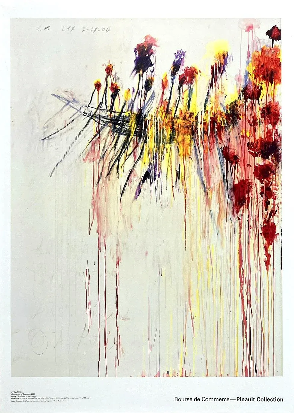 Cy Twombly Coronation of Sesostris Original Paris Exhibition