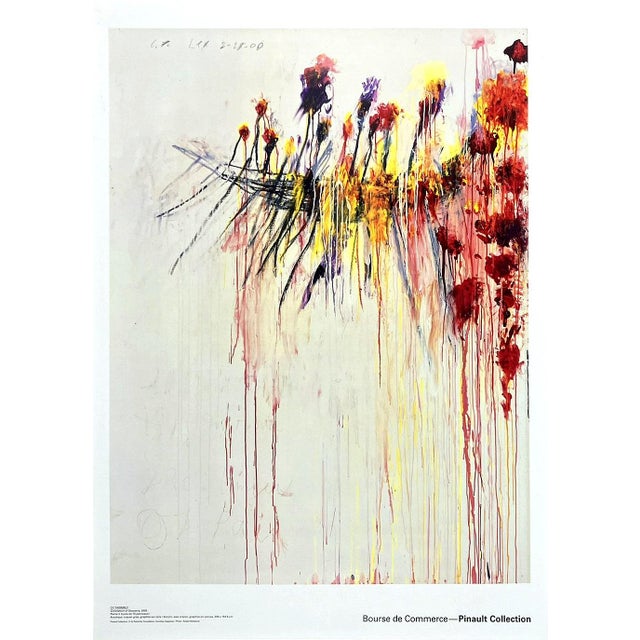 Cy Twombly Coronation of Sesostris Original Paris Exhibition Poster For Sale