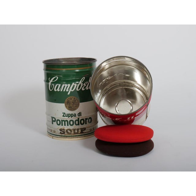 Warhol Campbell's Soup Can Stool by Dino Gavina for Studio Simon, Italy, 1971 For Sale - Image 11 of 12