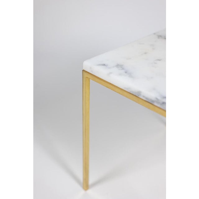 End Tables in Marble and Gilded Bronze, 1970s For Sale - Image 14 of 18