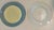 Early 20th Century Sky Blue and Yellow Chinoiserie Wall Plate Curation-Set of 9 For Sale - Image 5 of 8
