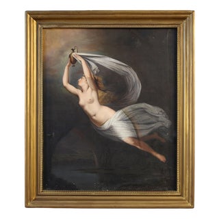 Guy Head, Iris Carrying Water from the River Styx to Olympus for the Oath of the Gods, 1870, Oil on Canvas For Sale
