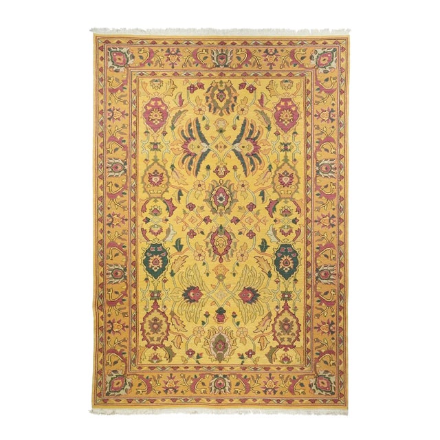 Turkish Sumak Rug 6' X 9' For Sale