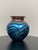 Lundberg Studios Signed Lundberg Studios Iridescent Art Glass Vase For Sale - Image 4 of 10