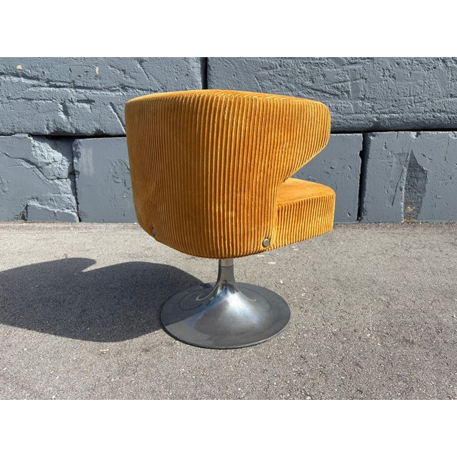 Yellow One Swivel Chair by Gianni Moscatelli for Formanova Milano, 1970s. For Sale - Image 8 of 13