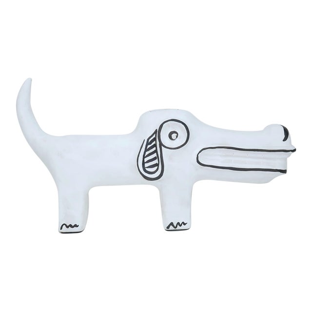 Spot the Dog Ceramic Vase by Xiang Yang for Currey & Company For Sale