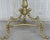 19th Spanish Bronze and Brass Gilted Side Table With Red Marble Top For Sale - Image 9 of 10