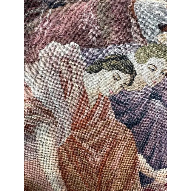 Vintage French Needlepoint Tapestry, 1950s For Sale - Image 15 of 18