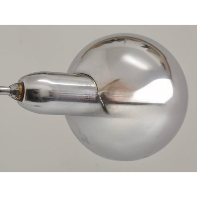 Metal Large Art Deco Model 605 Typewriter Table Lamp by Charlotte Perriand for Jumo For Sale - Image 7 of 14