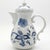 1950s Mid-Century Blue Danube "Blue Onion" Porcelain Coffee Pot - Made in Japan For Sale - Image 5 of 5