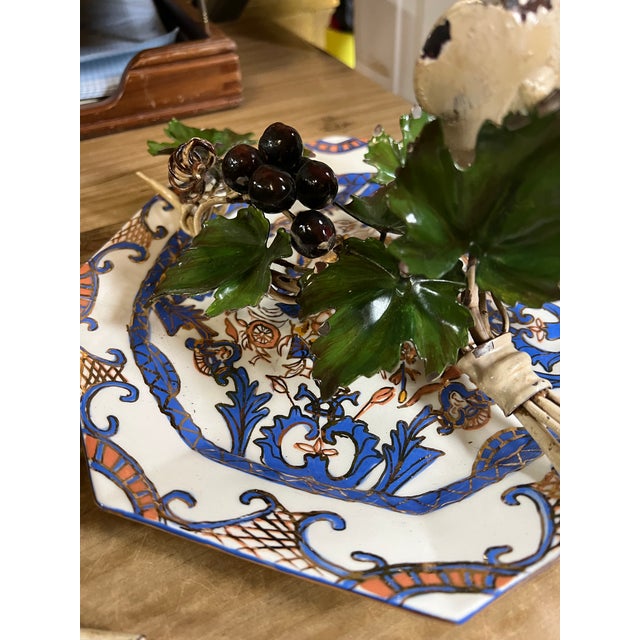 Italian 1970s Pair of Italian Tole Candle Sconces For Sale - Image 3 of 10