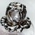 Traditional Antique Sterling Silver & Crystal Sugar Pourer | Art Nouveau Rosebud Lady Lid | 6.25” For Sale - Image 3 of 5
