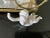 White Vintage Porcelain Angles With Clips by Ardalt - 3 Pieces For Sale - Image 8 of 11