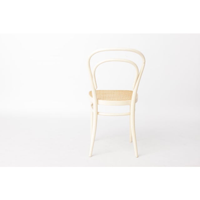 Mid-Century Chair in Beech Bentwood and Vienna Cane the style of Thonet, 1960s For Sale - Image 6 of 13