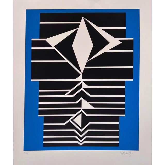 Silkscreen, 1989 Edition : 74/100 Publisher : Pesti Mühely, Budapest 70.00 cm. x 57.00 cm. 27.56 in. x 22.44 in. (paper)...