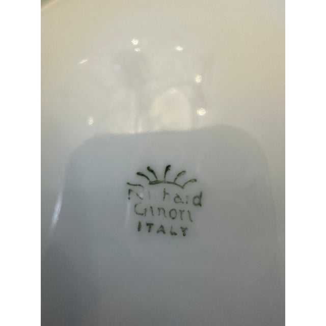 White 1900s Richard Ginory Italy Oversized White Tea Cup and Saucer - Set for Four(4) For Sale - Image 8 of 17