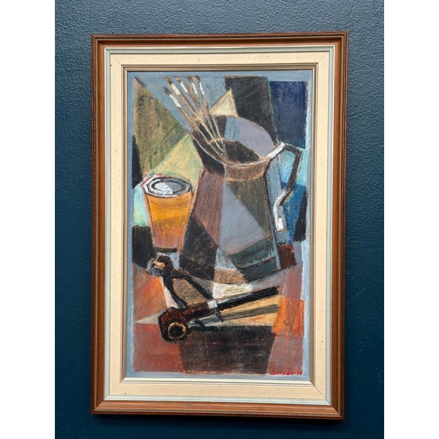 Erik Emanuelsson, Still Life, 1960s, Oil Painting on Panel, Framed For Sale - Image 8 of 17