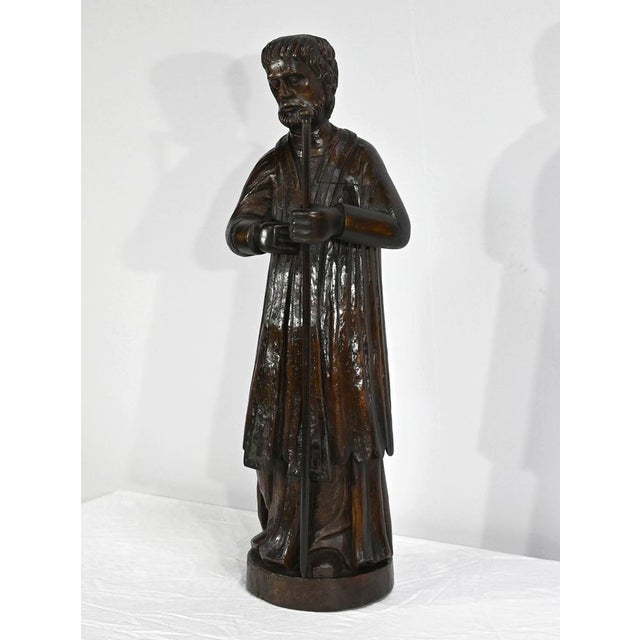 Cantor Sculpture, Late 18th Century, Oak For Sale - Image 3 of 18