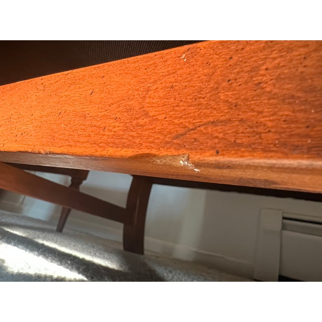 1980s Custom Chippendale Camelback Mahogany Sofa For Sale - Image 10 of 15