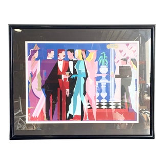 Framed Print, Night People by Giancarlo Impiglia For Sale