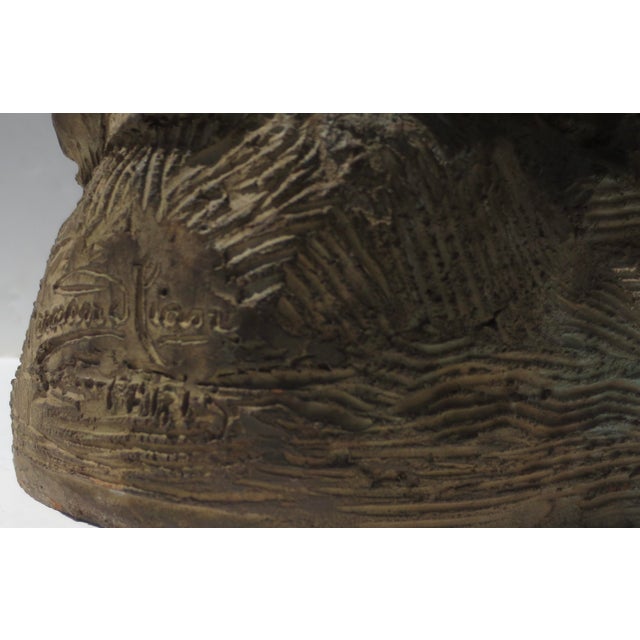 Terra Cotta Terra Cotta Allogory Fernand Cian Paris Circa 1930s For Sale - Image 8 of 17