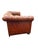 1980s Vintage Tufted Chesterfield Leather Sofa Seating in English Traditional Style For Sale - Image 5 of 12