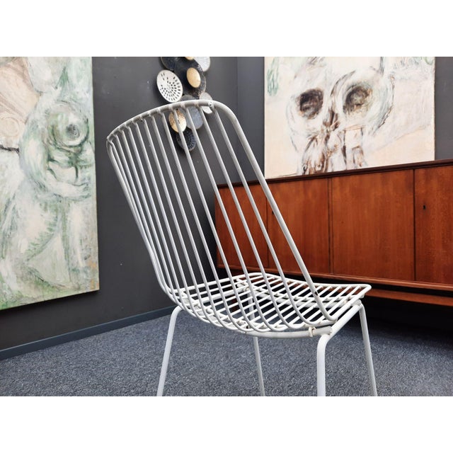 Vintage Metal Garden Chair, 1950s For Sale - Image 12 of 14