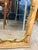 Vintage French Louis XV Style Painted and Parcel Gilt Trumeau Mirror For Sale - Image 9 of 9