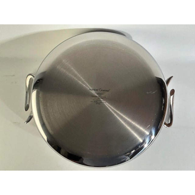 2020s 2020s Nambe 5-Ply Stainless Steel Saute Pan 12 Inch/5 Quart - 1 Piece For Sale - Image 5 of 7