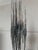 Artist unknown netherlands 1960 h 98cm w 15cm d 10cm a study in tension, rhythm and raw steel. A striking vintage metal...