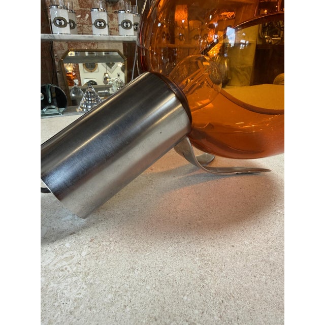 Glass Space Age Table Lamp by Flavio Poli , Murano Glass. Italy 1970s. For Sale - Image 7 of 12