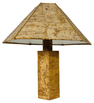 German Cork Table Lamp in the style of Ingo Maurer, Germany, 1960s
