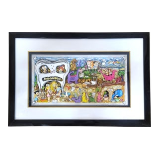 Original 3d Pop Art "Yabba Dabba Doo Dental" Flintstones by Charles Fazzino 20/100 DX For Sale