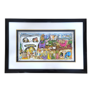 Original 3d Pop Art "Yabba Dabba Doo Dental" Flintstones by Charles Fazzino 20/100 DX