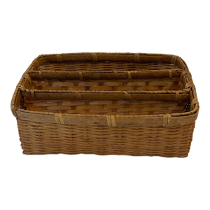 Vintage Wicker Letter Basket