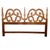 1970s Thomasville Segovia Collection Spanish Mediterranean Revival Oak Fretwork King Headboard For Sale - Image 9 of 11